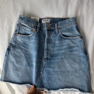 NWT AGOLDE DENIM JEAN SKIRT
